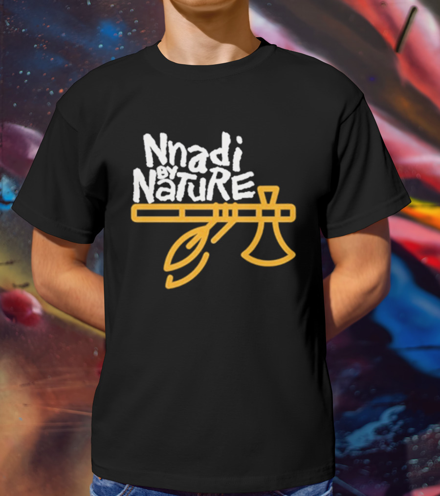 Derrick Nnadi Wearing Nnadi By Nature T-Shirt