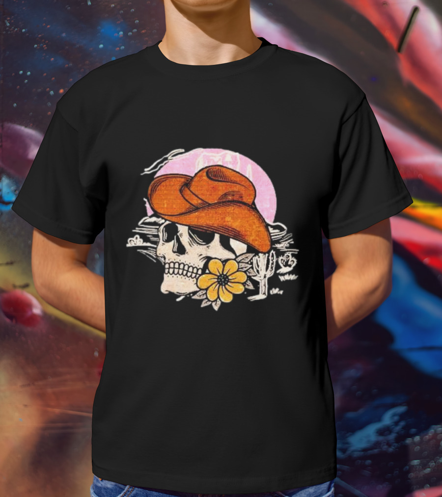Desert Skeleton Western T-Shirt