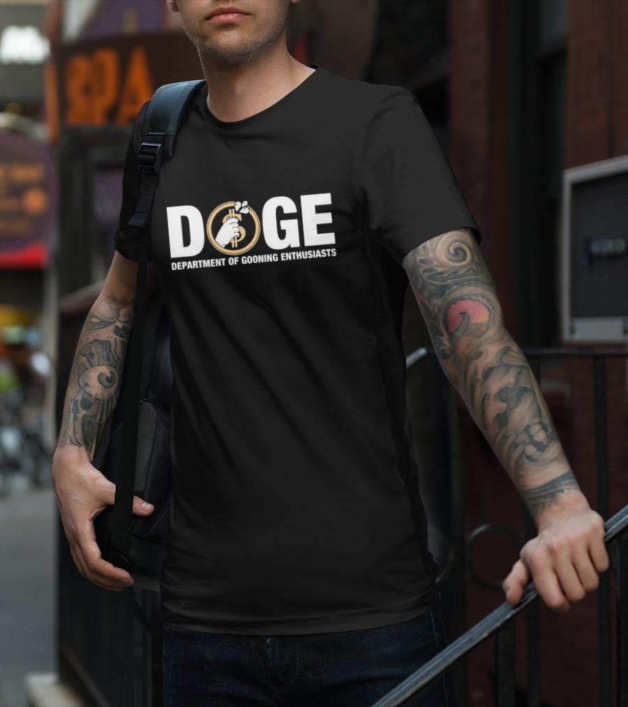 Doge Department Of Gooning Enthusiasts T-Shirt