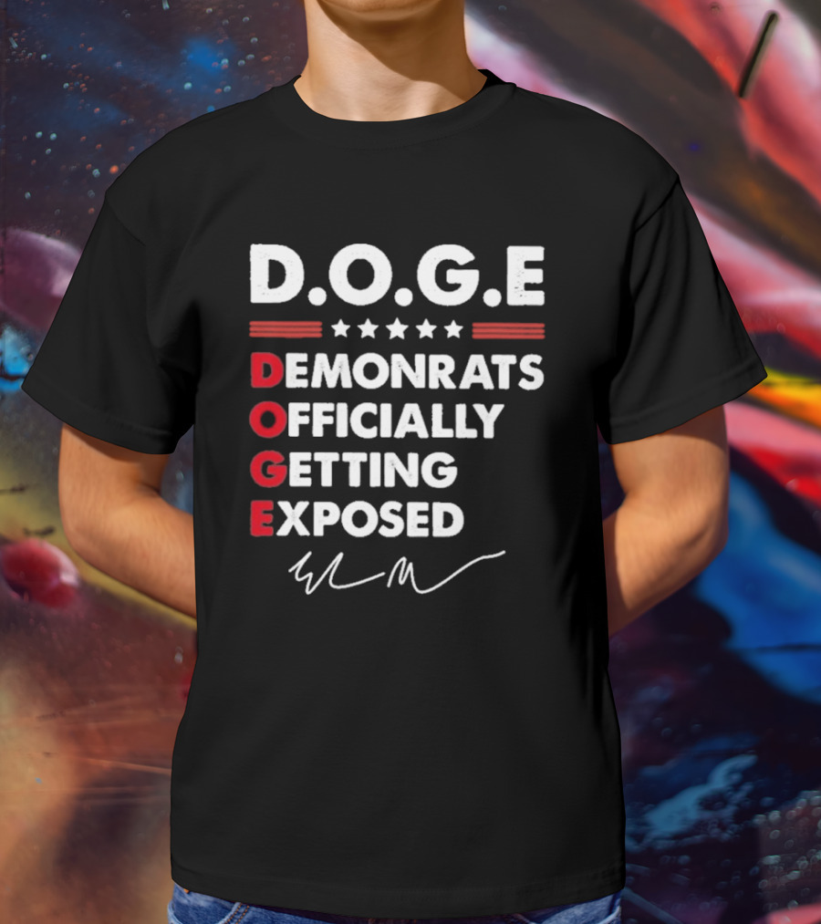 Doge Department Of Government Efficiency Signature T-Shirt