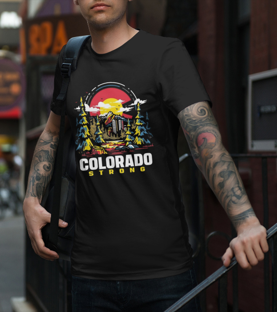 Dude Dad Colorado Strong T-Shirt