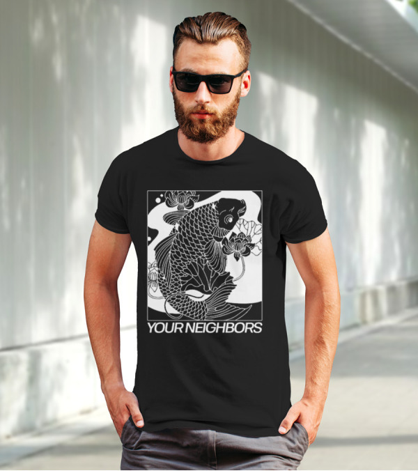 Down Right Your Neighbors Koi T-Shirt