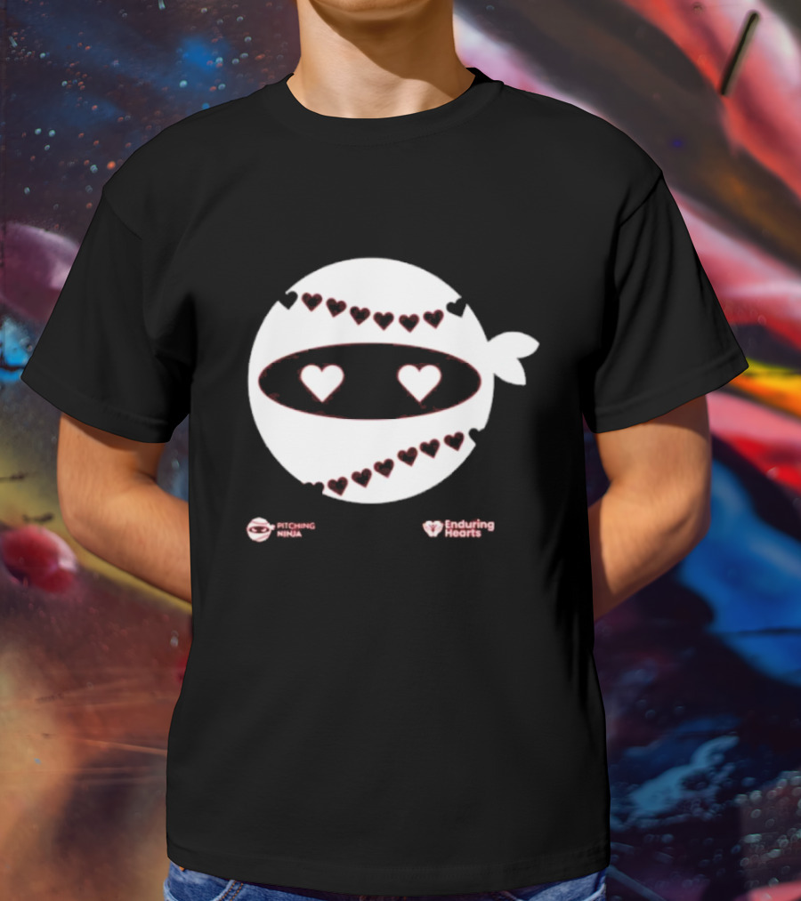 Enduring Hearts Pitching Ninja T-Shirt