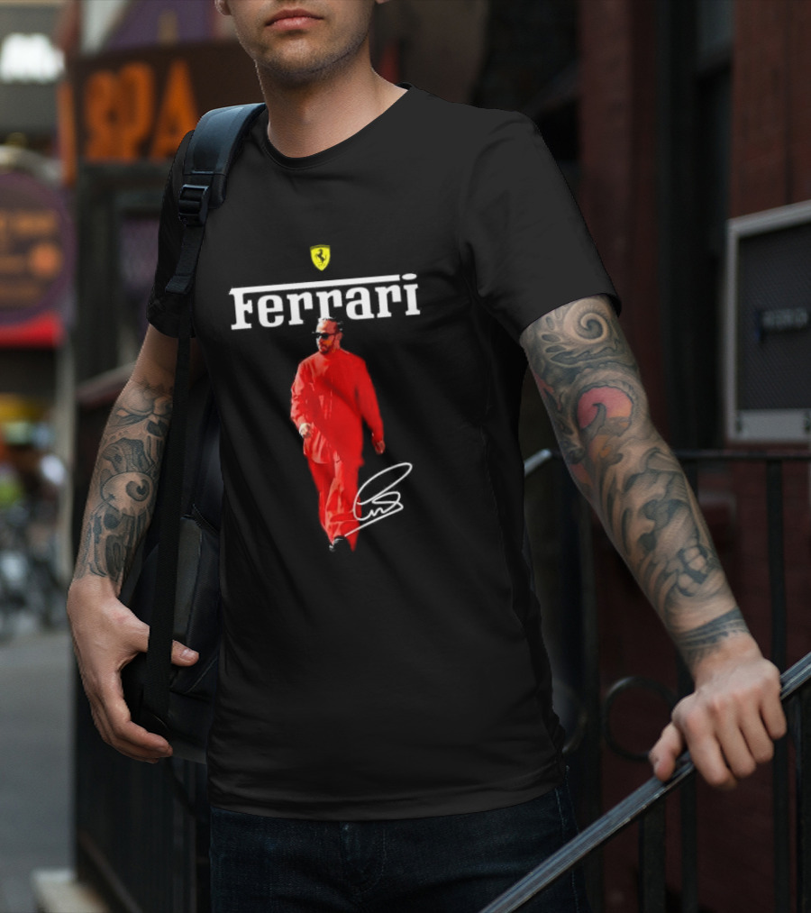 Ferrari Lewis Hamilton Signature T-Shirt