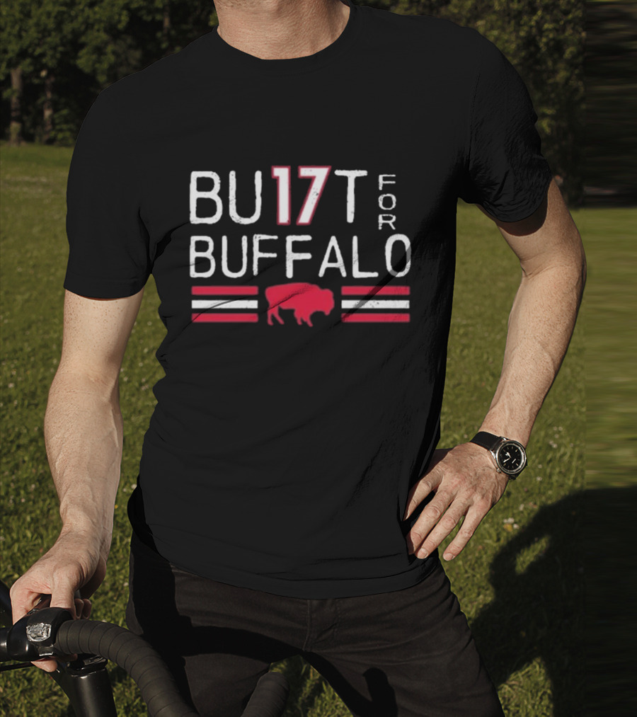 Eric Wood Wearing Bu17t For Buffalo Built For Buffalo T-Shirt