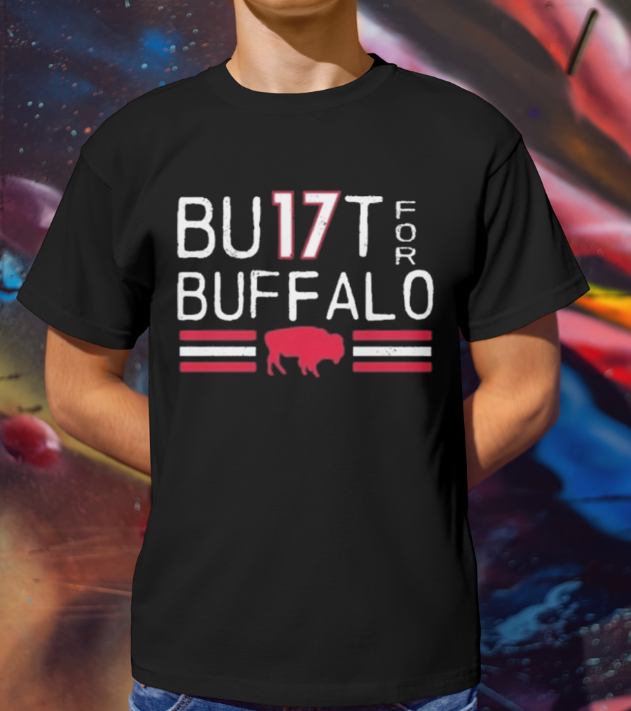 Eric Wood Wearing Bu17t For Buffalo Built For Buffalo T-Shirt
