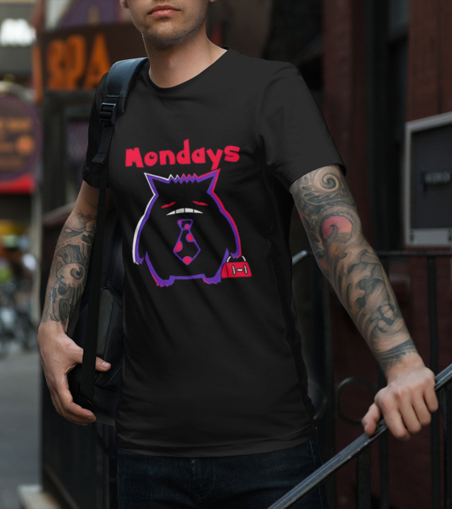 Even Gengar Hates Mondays T-Shirt