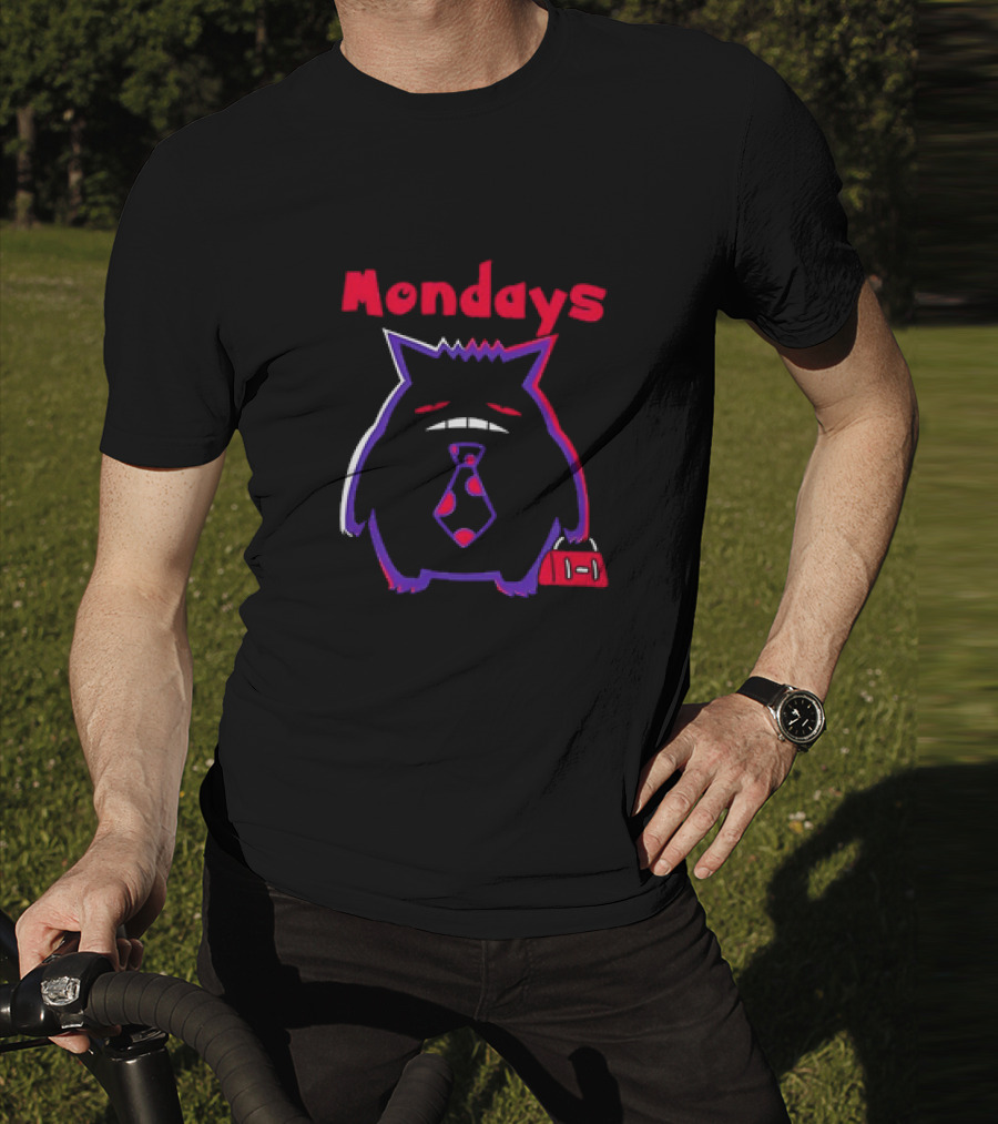 Even Gengar Hates Mondays T-Shirt