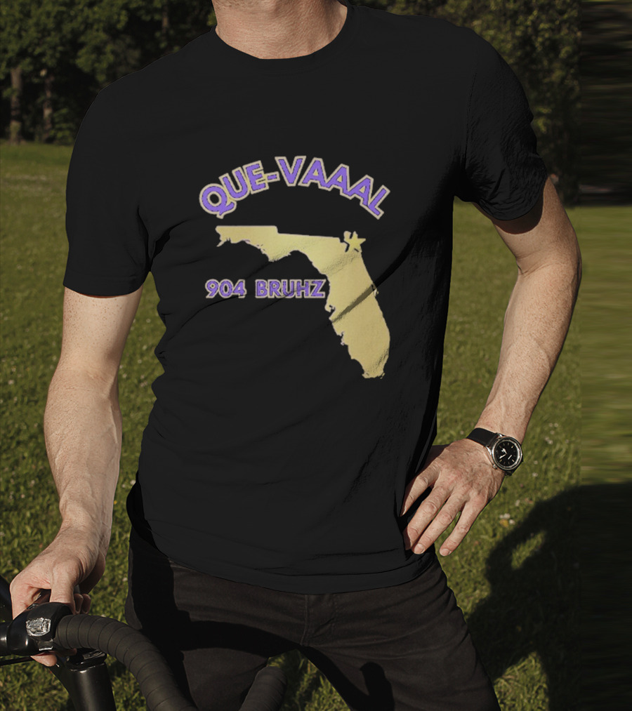 Florida State Map 904 Bruhz Que-Vaaal T-Shirt