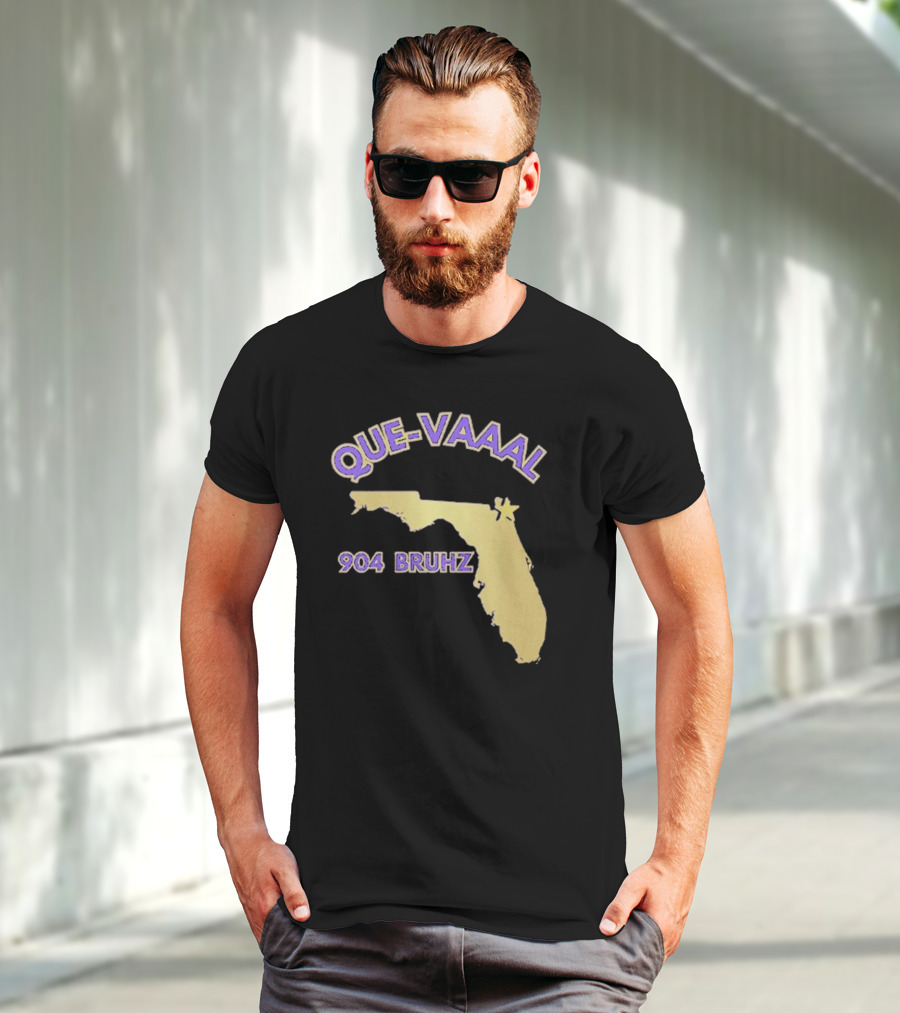 Florida State Map 904 Bruhz Que-Vaaal T-Shirt