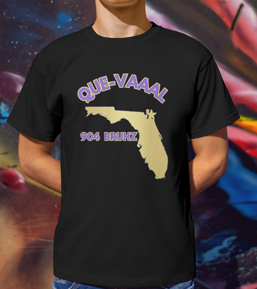 Florida State Map 904 Bruhz Que-Vaaal T-Shirt