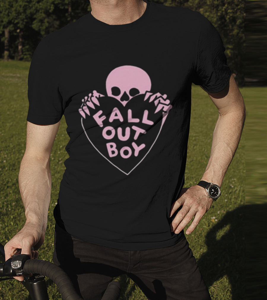 Falloutboy Skeleton Heart T-Shirt