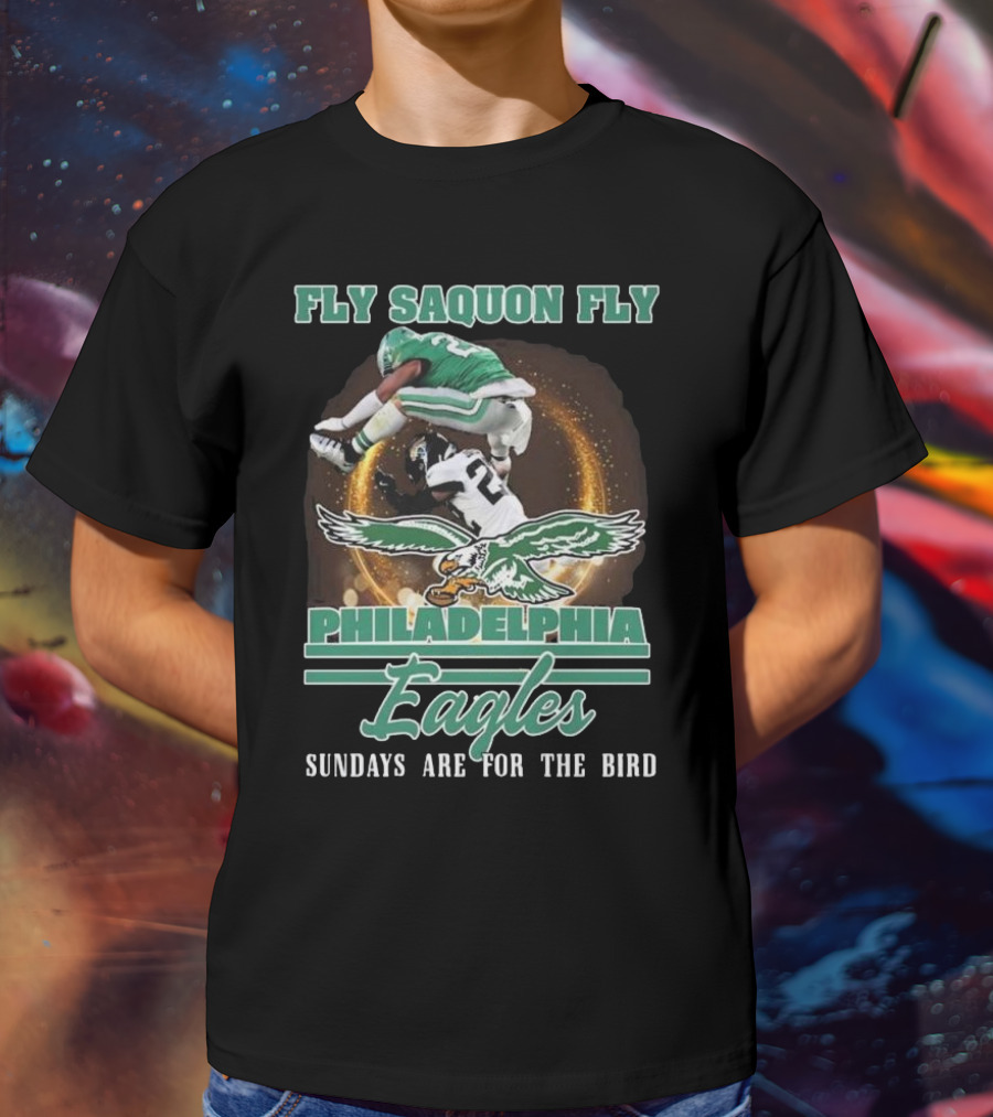 Fly Saquon Fly Philadelphia Eagles Sundays Are For The Bird T-Shirt