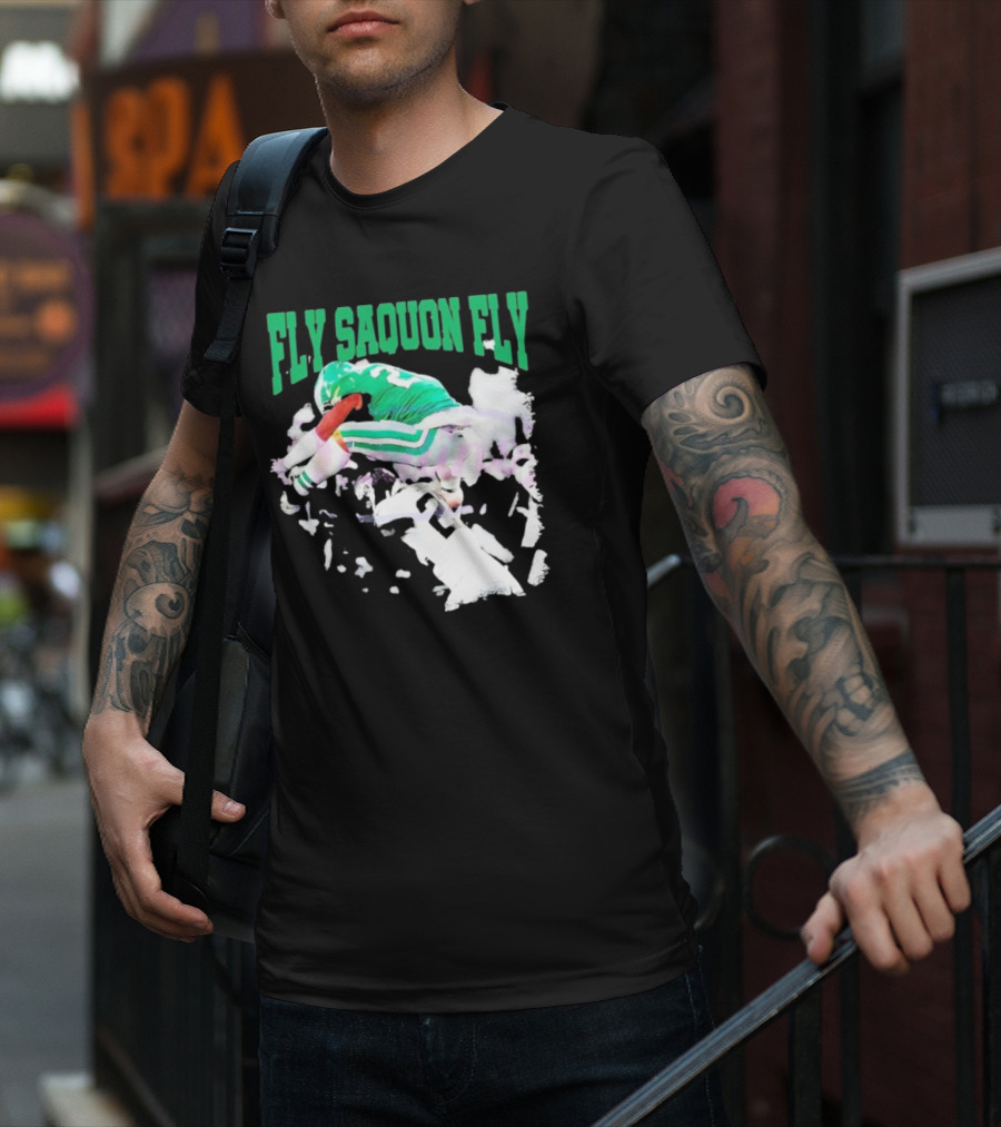 Fly Squon Fly Philadelphia Football Player T-Shirt