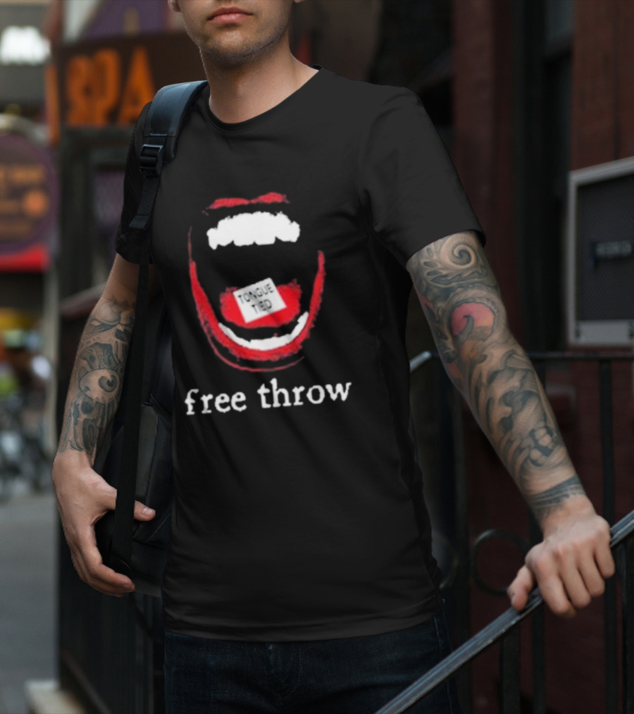 Free Throw Tongue Tied T-Shirt