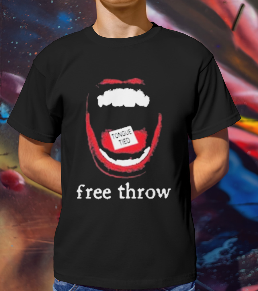 Free Throw Tongue Tied T-Shirt
