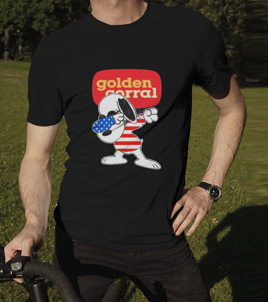 Golden Corral Buffet & Grill Snoopy Dabbing American T-Shirt