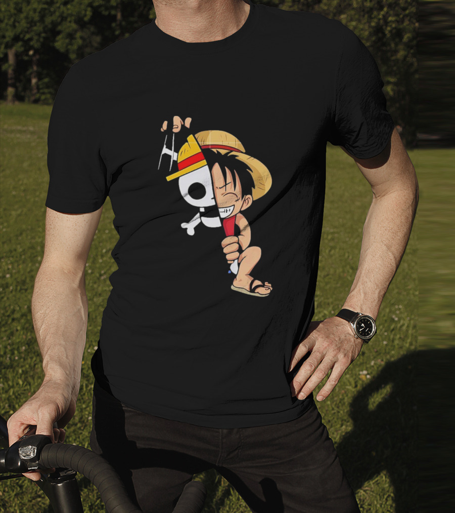 Funny Monkey D Luffy One Piece Anime Character T-Shirt