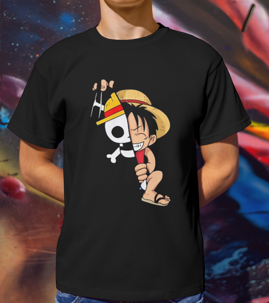 Funny Monkey D Luffy One Piece Anime Character T-Shirt