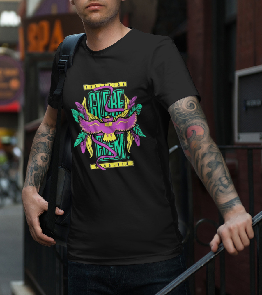 Glebe Elementary Mardi Gras Arlington Virginia T-Shirt