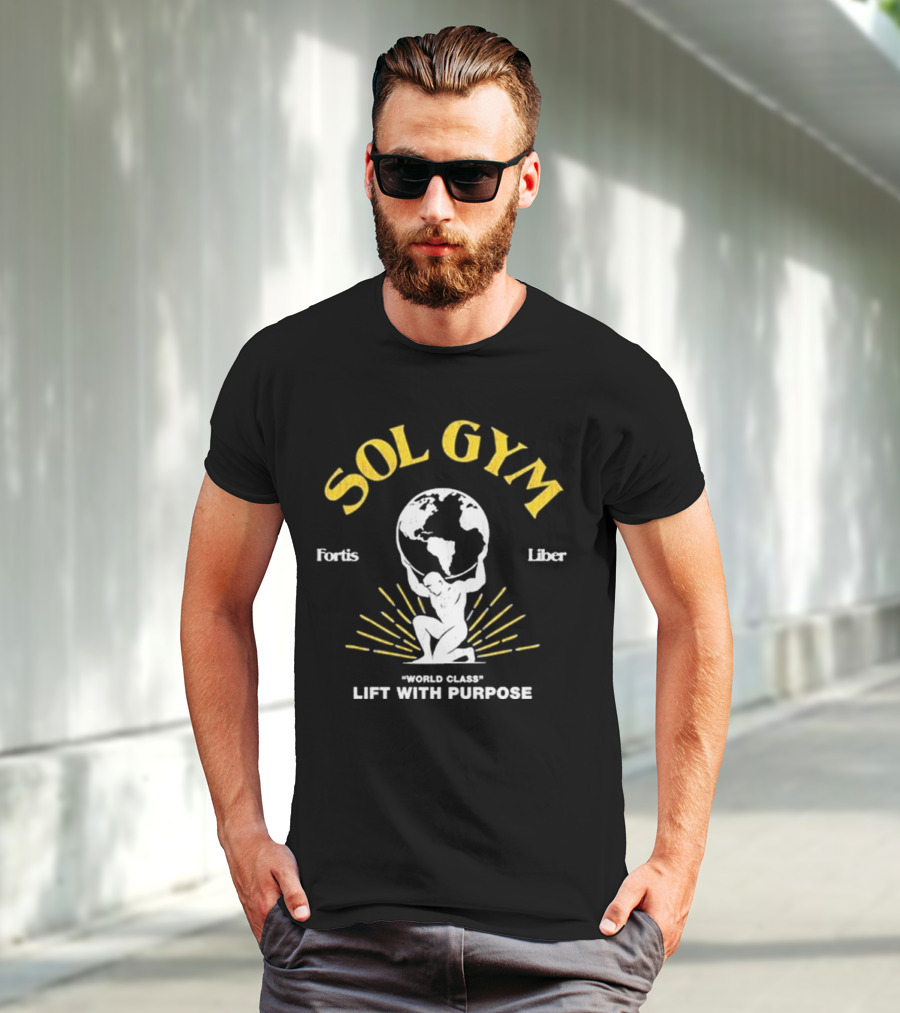 Glyph Sol Gym Fortis Liber World Class Lift With Purpose T-Shirt