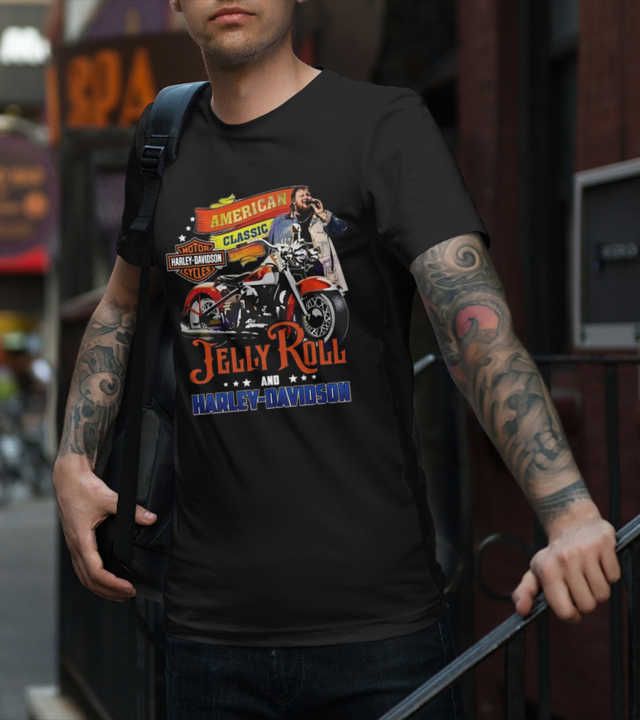 Harley Davidson – Jelly Roll American Classic Signature T-Shirt