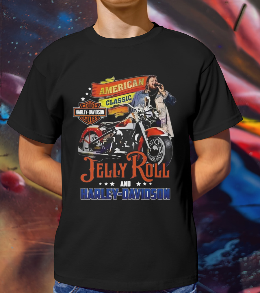 Harley Davidson – Jelly Roll American Classic Signature T-Shirt