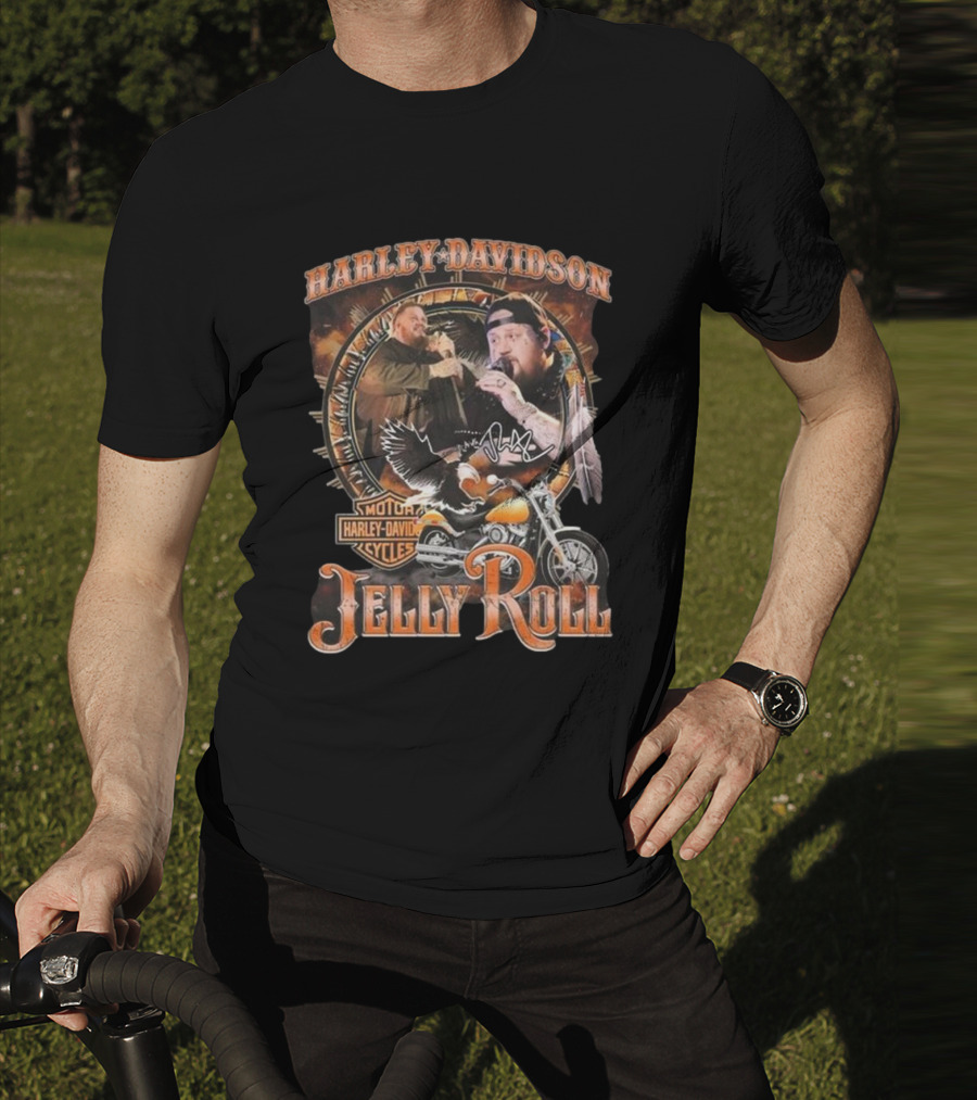 Harley-Davidson Jelly Roll Signature News 2025 T-Shirt