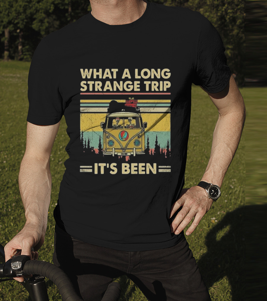 Grateful Dead It’s Been A Long Strange Trip Hippie Fan Rock What A Long Strange Trip It’s Been Vintage T-Shirt