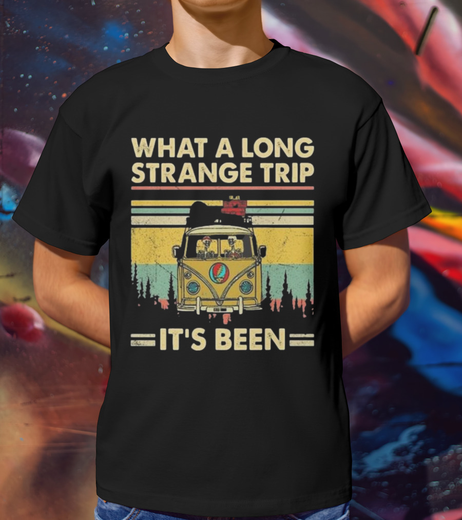 Grateful Dead It’s Been A Long Strange Trip Hippie Fan Rock What A Long Strange Trip It’s Been Vintage T-Shirt