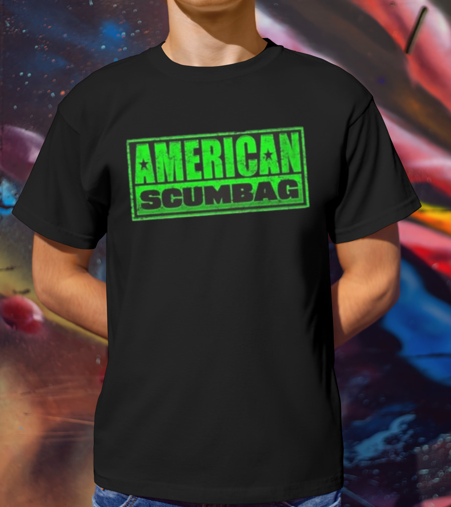 Hazheart American Scumbag Logo T-Shirt