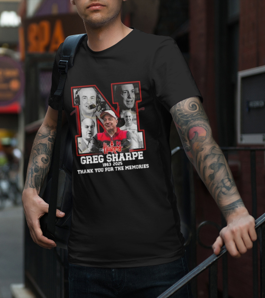 Greg Sharpe 1963-2025 Thank You For The Memories T-Shirt