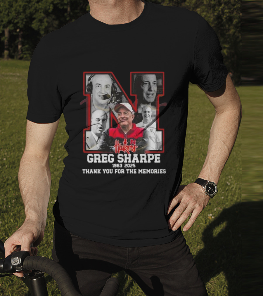 Greg Sharpe 1963-2025 Thank You For The Memories T-Shirt