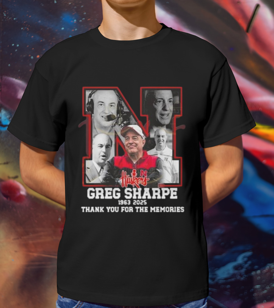 Greg Sharpe 1963-2025 Thank You For The Memories T-Shirt