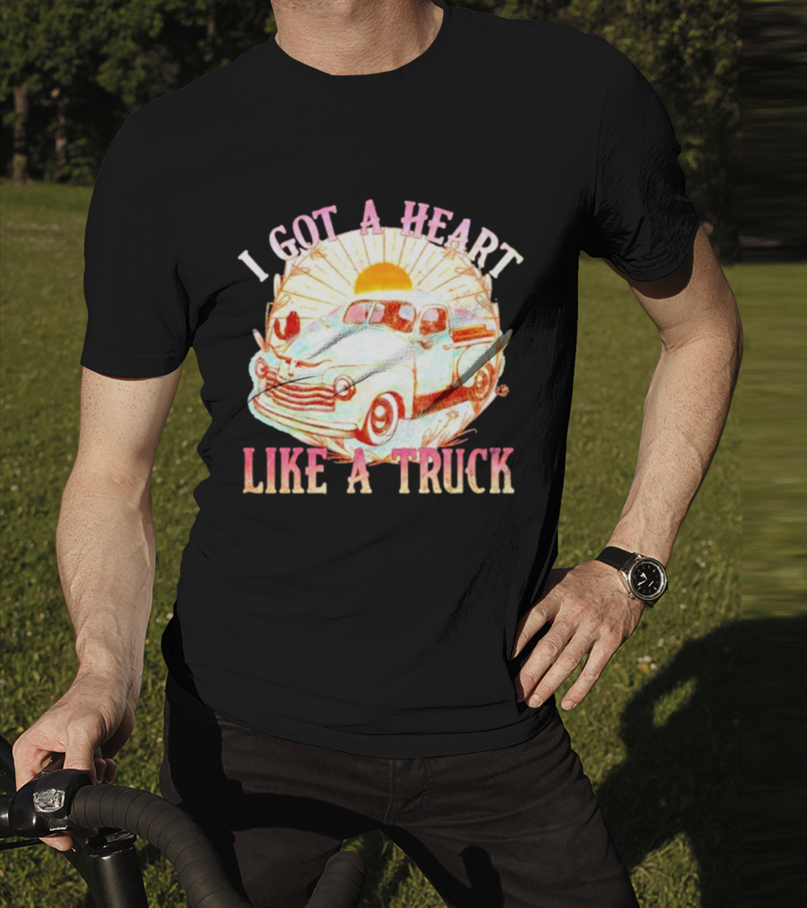 Heart Like A Truck Western Boho Sunset Desert T-Shirt