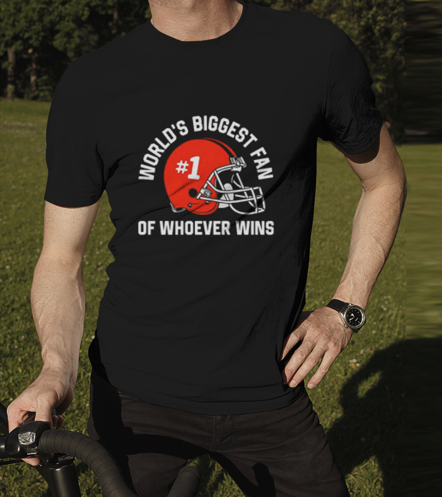 Helmet World’s Biggest Fan Of Whoever Wins T-Shirt