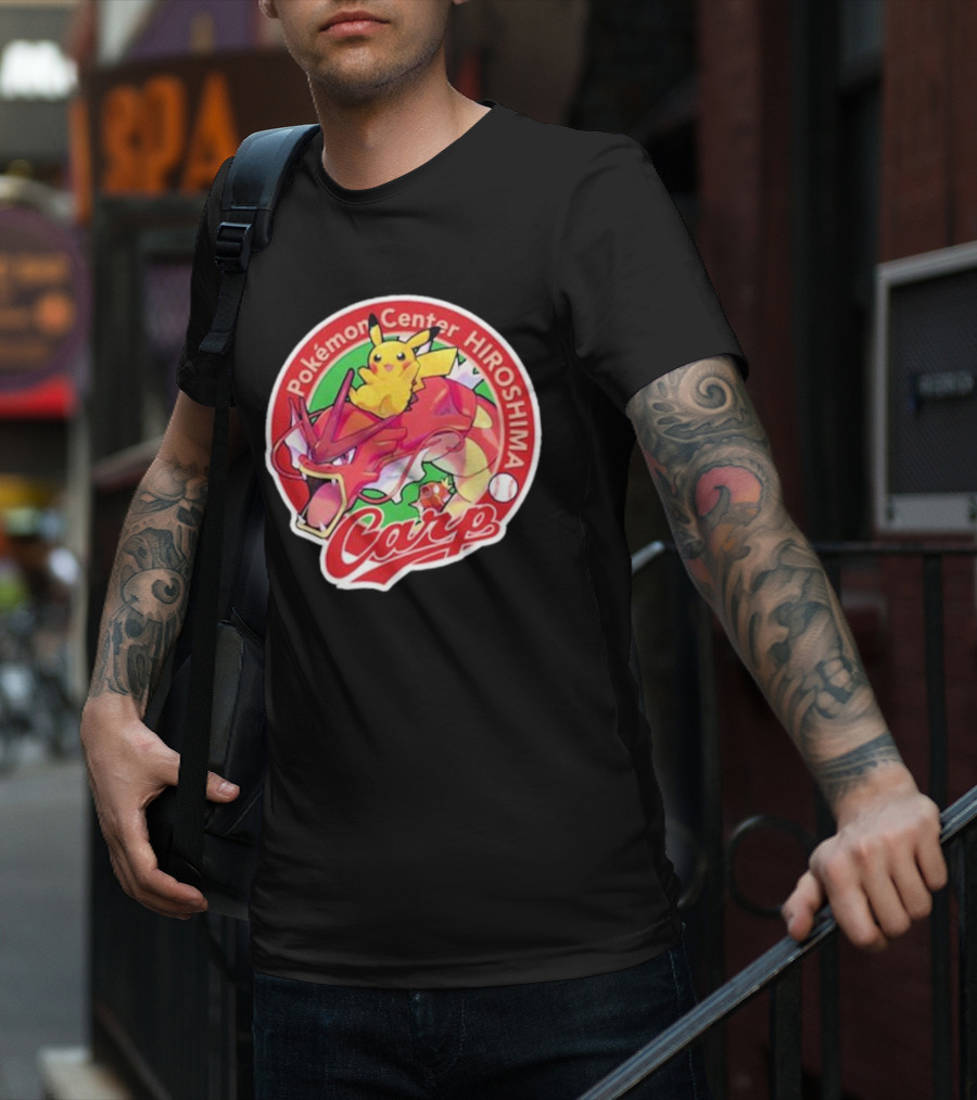 Hiroshima Toyo Carp X Pokémon Center Hiroshima T-Shirt