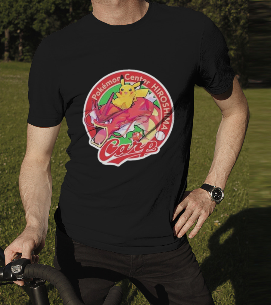 Hiroshima Toyo Carp X Pokémon Center Hiroshima T-Shirt