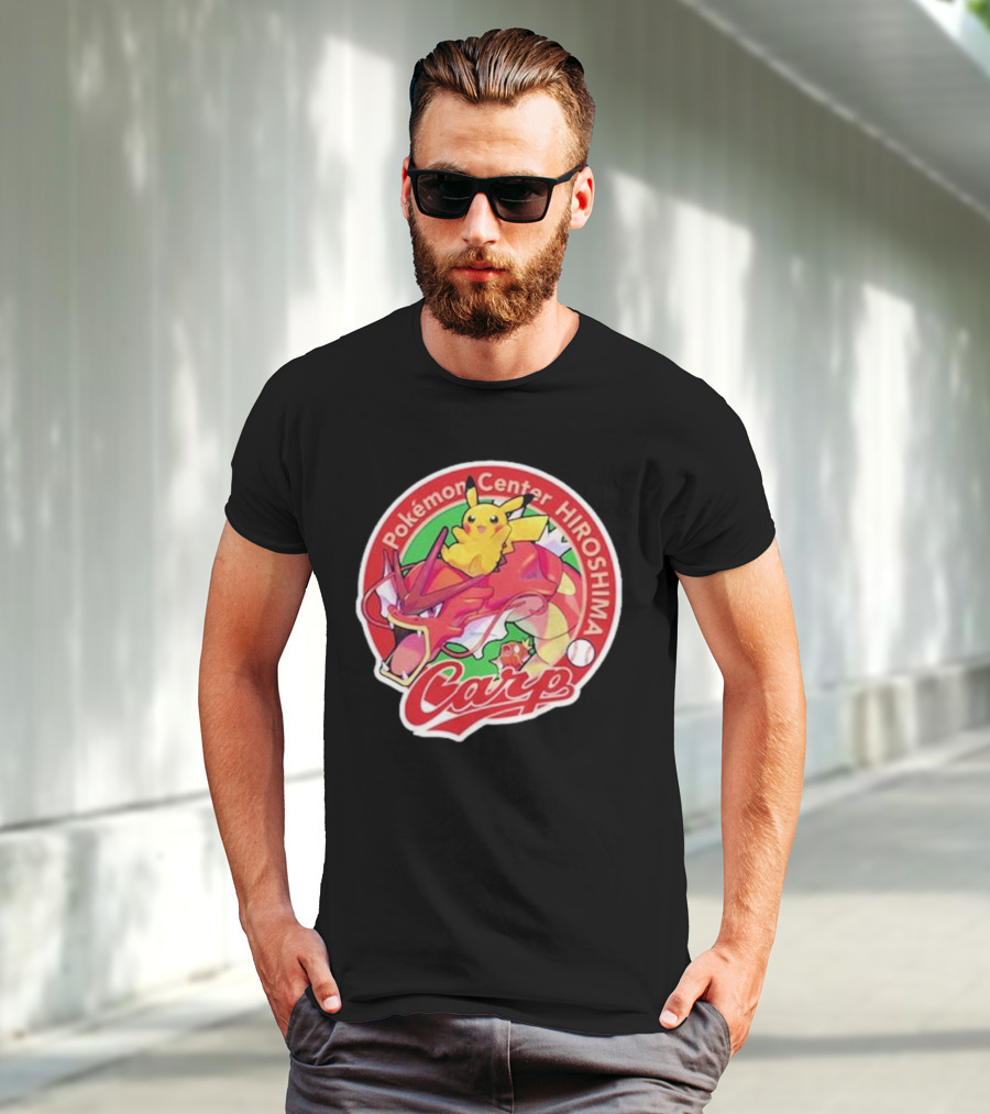 Hiroshima Toyo Carp X Pokémon Center Hiroshima T-Shirt