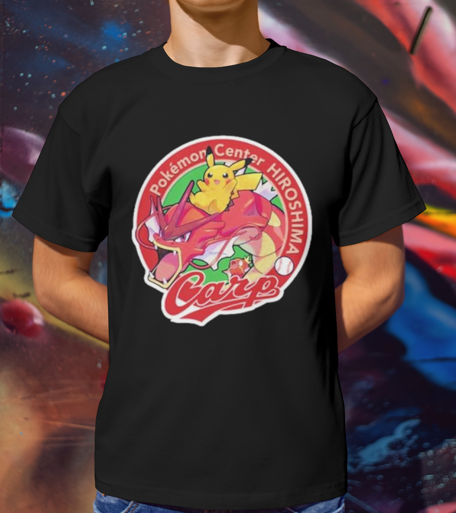 Hiroshima Toyo Carp X Pokémon Center Hiroshima T-Shirt