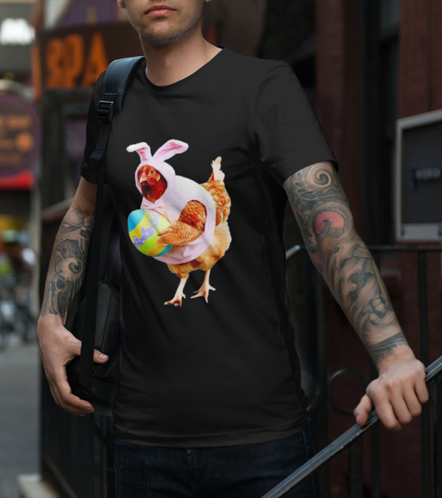 Happy Easter Chicken Bunnies T-Shirt