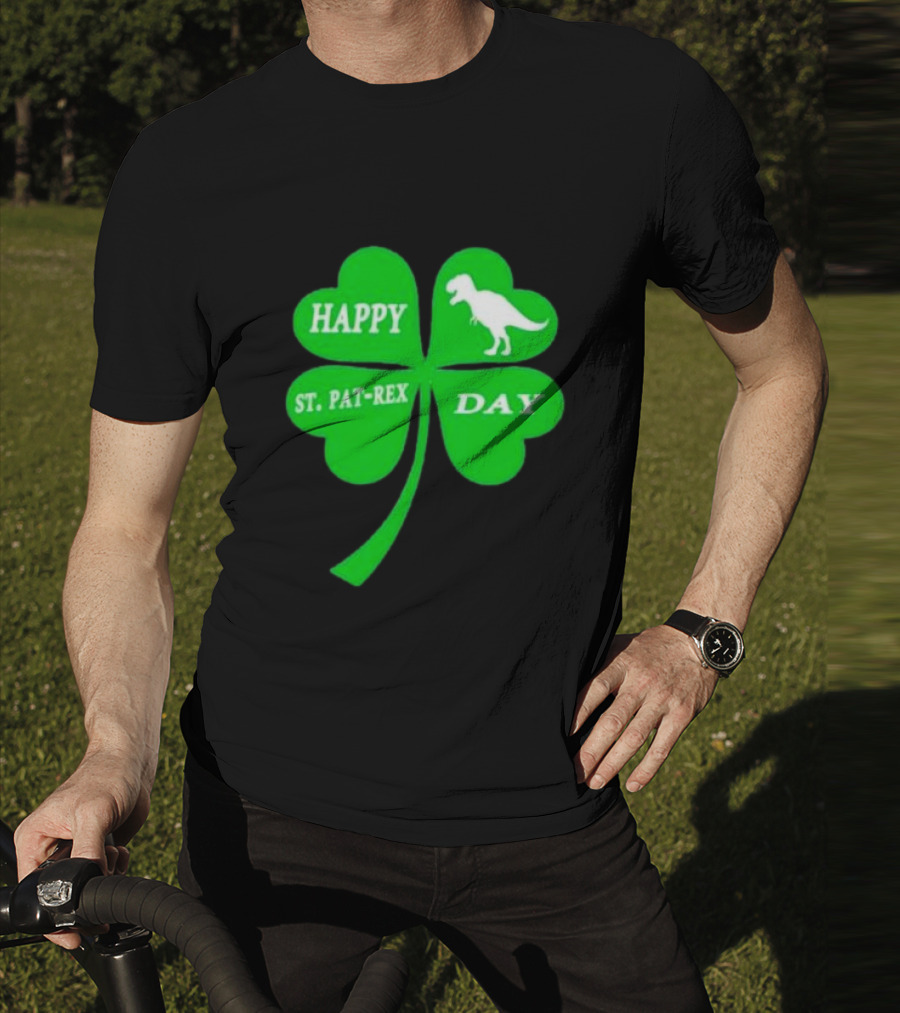 Happy St Pat-rex Day Shamrock T-Shirt
