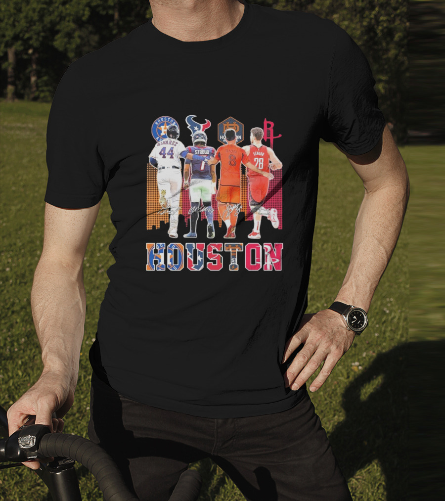 Houston Skyline Sport Team Players 2025 T-Shirt
