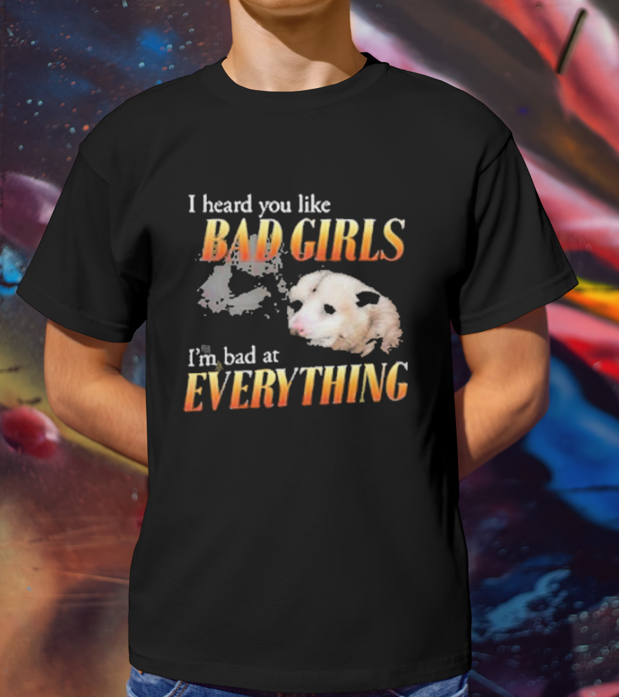 I Heard You Like Bad Girls I’m Bad At Everything T-Shirt