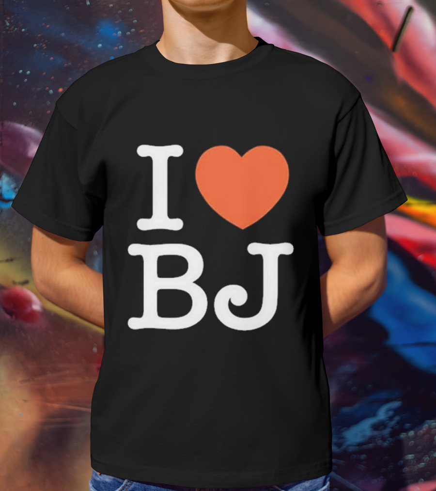 I Love Bj Ben Johnson T-Shirt