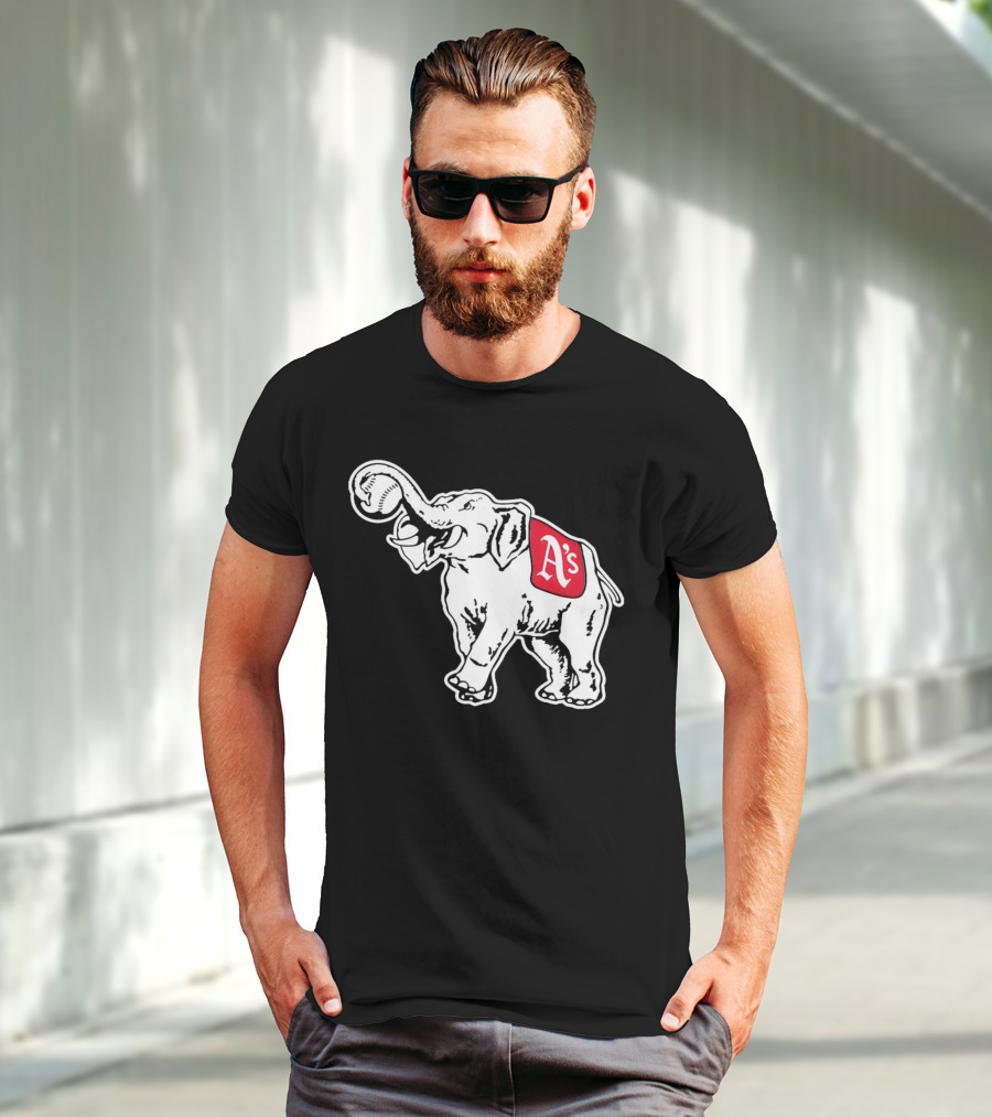 Philadelphia Athletics A's Elephant T-Shirt