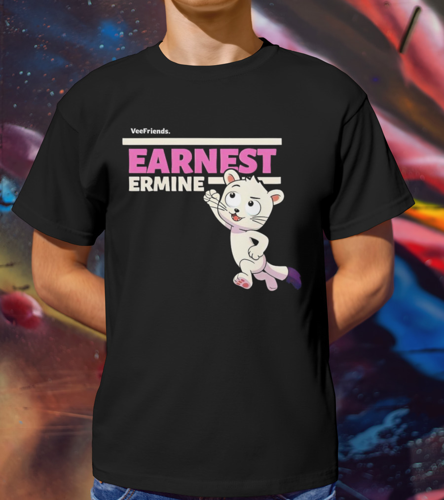 VeeFriends Earnest Ermine Character T-Shirt