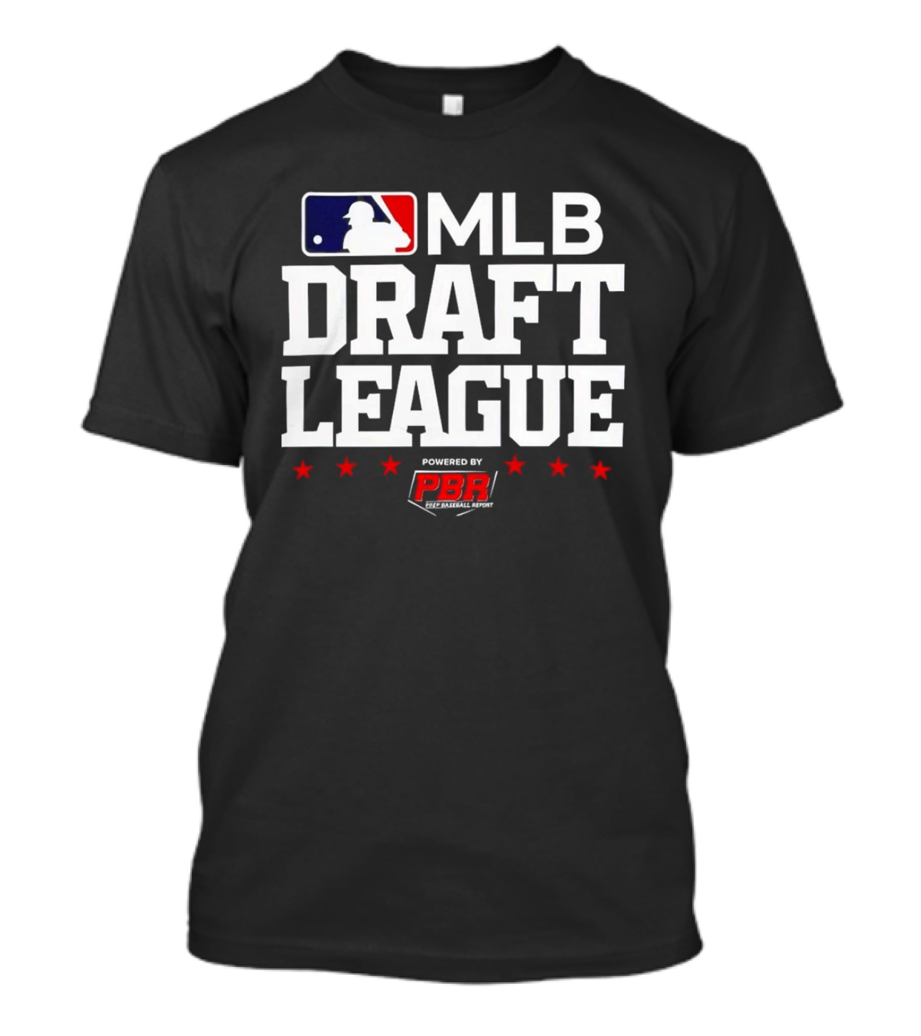 MLB Draft League Powered By Prep Baseball Report PBR T-Shirt