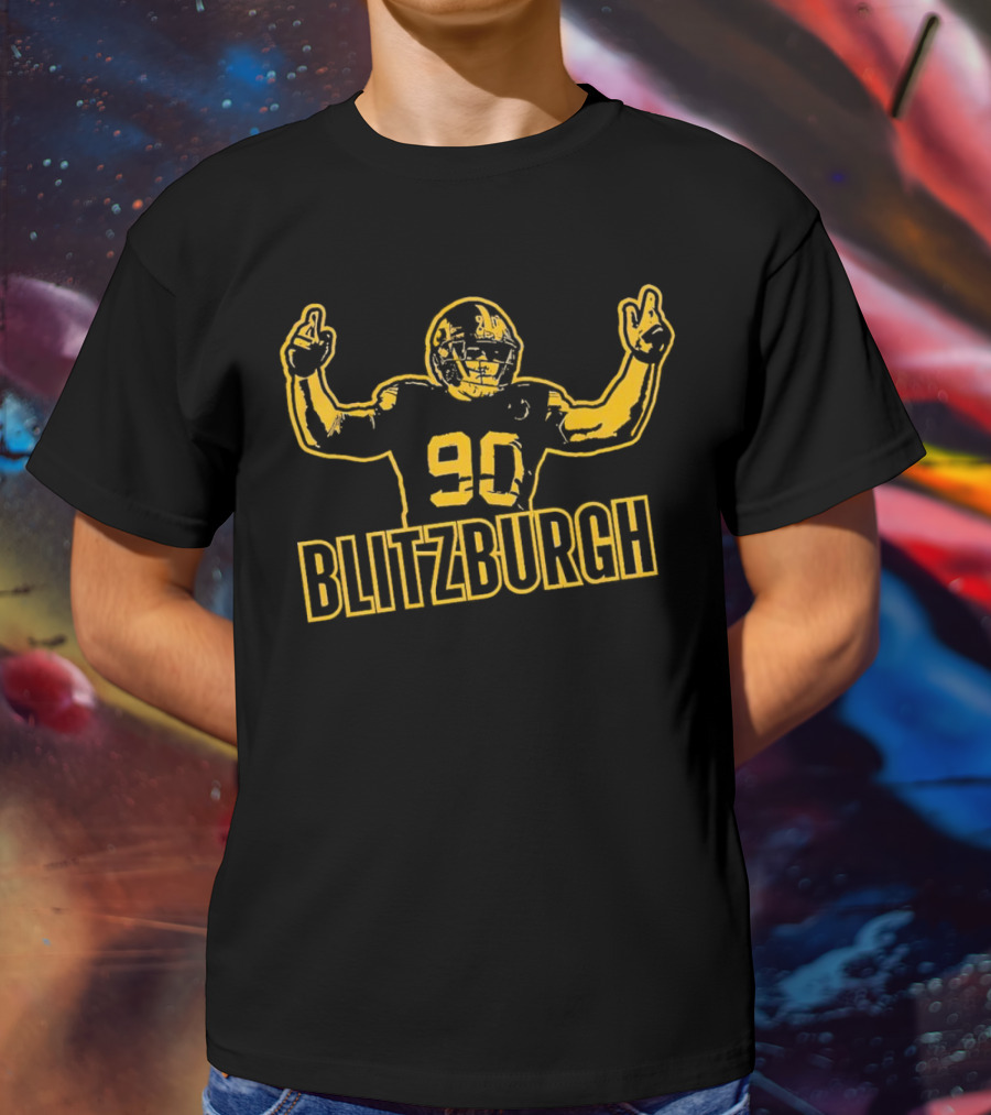Trent Jordan Watt 90 Blitzburgh Pittsburgh Steelers T-Shirt
