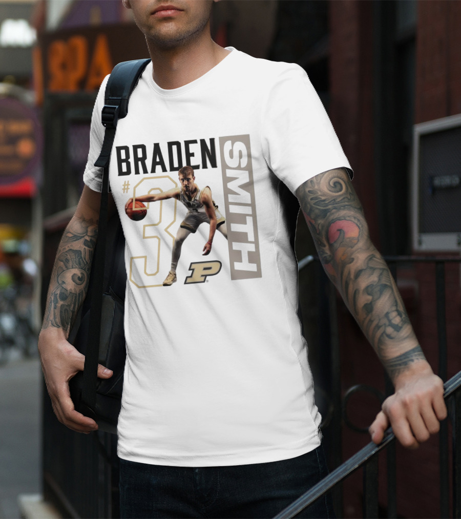 Braden Smith #3 Purdue Basketball P T-Shirt